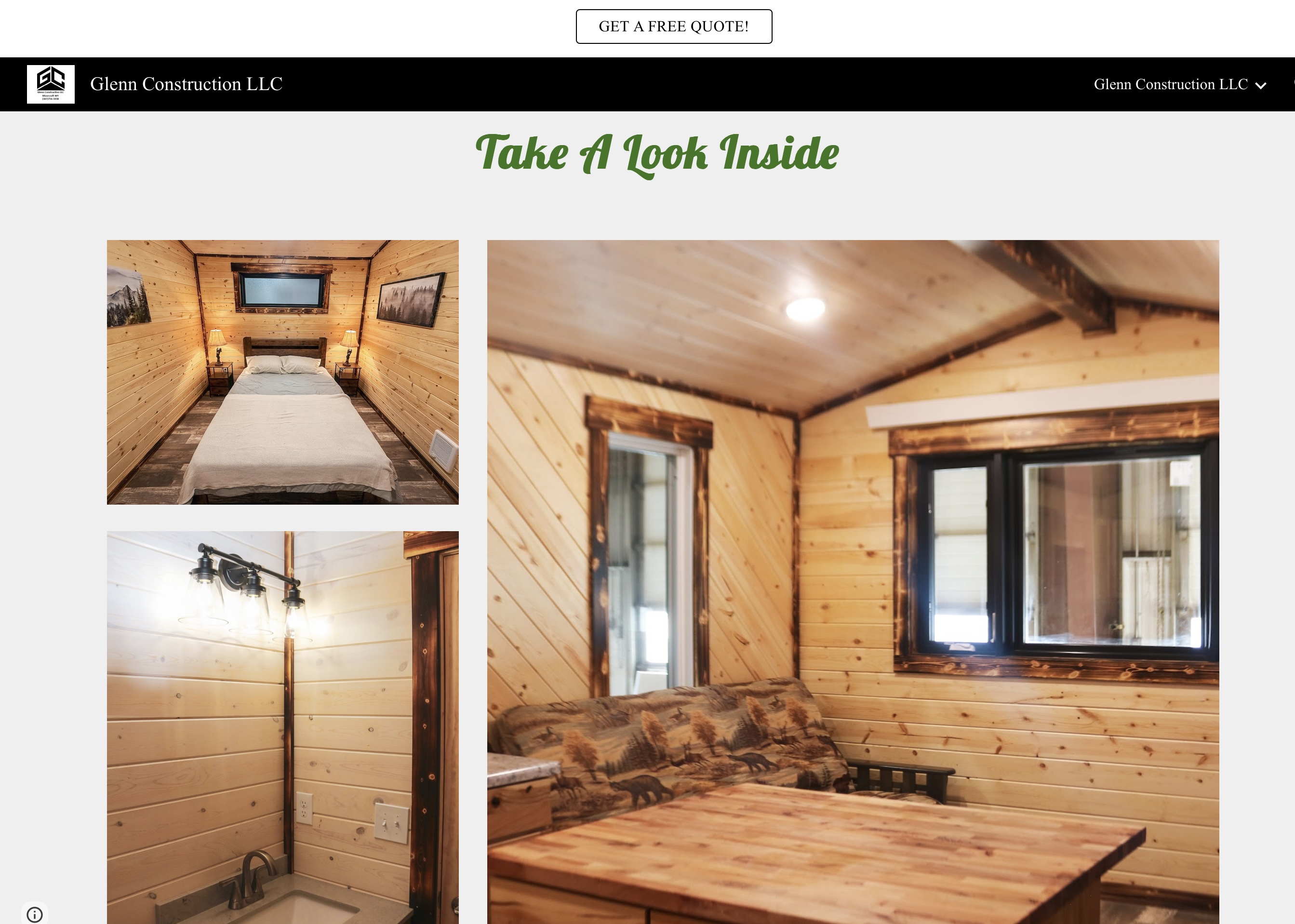 Glenn Construction Website